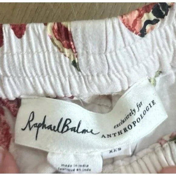 Anthropologie Floral Pants - Picture 2 of 4